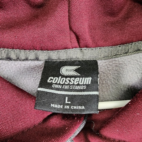 Colosseum Arizona State Sun Devils Hoodie ASU Pullover Mens Large Charcoal Gray - Picture 4 of 8